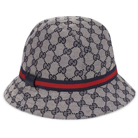 gucci hat navy blue|men's Gucci bucket hats.